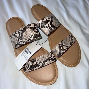 Women's Snake Print Sandals